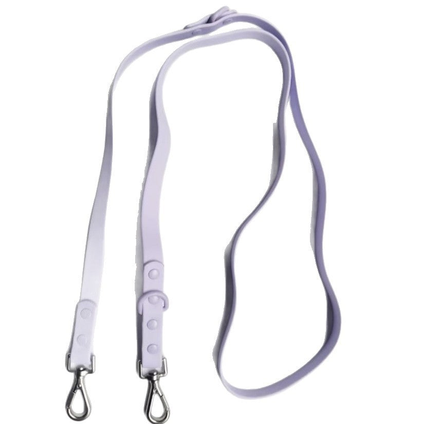 PVC dog harness lead and collar set in bright colours, 4 sizes available