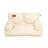 Waxed faux leather pet sofa bed with backrest for small dogs, photo 16 of 17