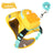 Small dog harness with backpack and lead, ideal for everyday use