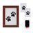 5 Inch Paw Print Frame Kit with Non-Toxic Ink Pad for Dogs and Cats