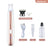 Quiet Electric Paw Hair Trimmer for Dogs and Cats, Rechargeable
