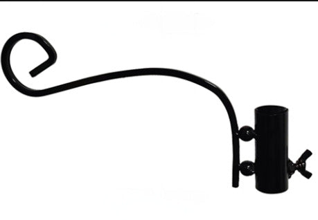 Black wrought iron bird feeder stand accessories for gardens, view 11