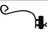 Black wrought iron bird feeder stand accessories for gardens, view 11