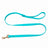 Waterproof PVC dog lead in bright colours, 3 sizes available
