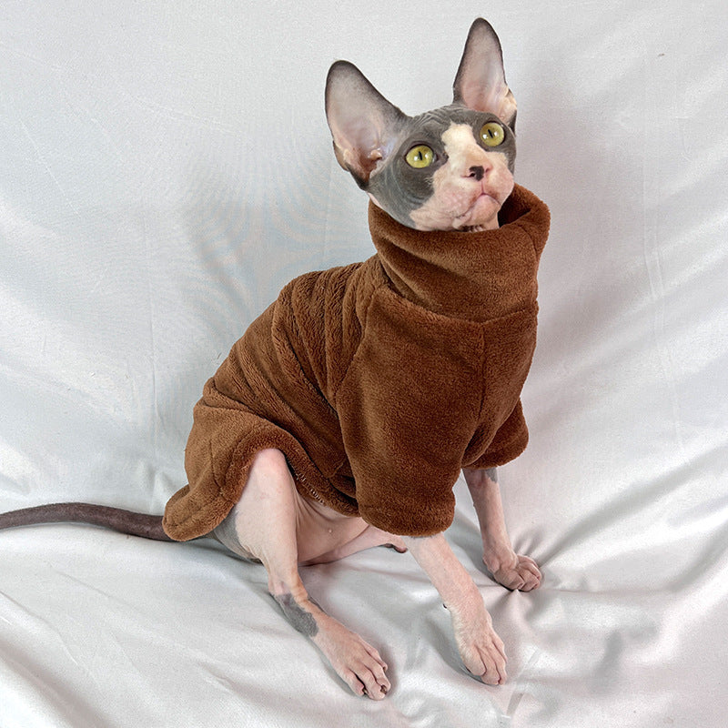 Thick velvet Sphynx cat jumper, available in 10 colours, image 35