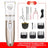 Cordless Dog Hair Clippers with Guide Combs, Low Noise Trimmer Kit