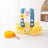 Denim and check pet harness and hat set, ideal for everyday use