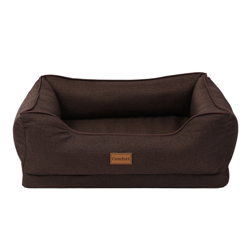 Warm pet bed with removable washable cover, photo 15 of 17