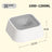 Splash-Proof Floating Dog Water Bowl with Anti-Spill Structure for Small to Medium Dogs