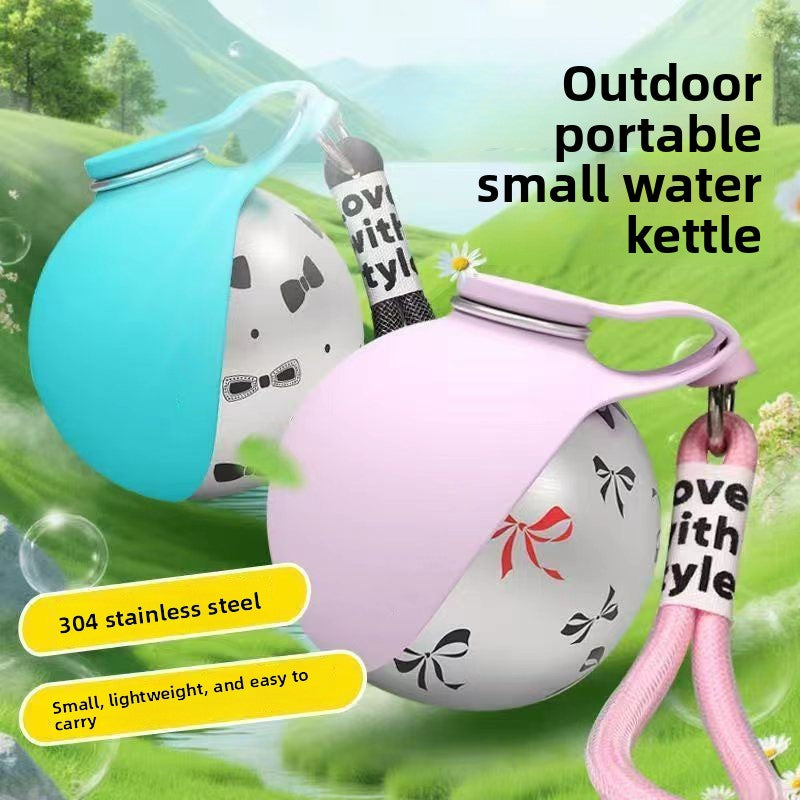 Portable Pet Water Dispenser with Hanging Rope