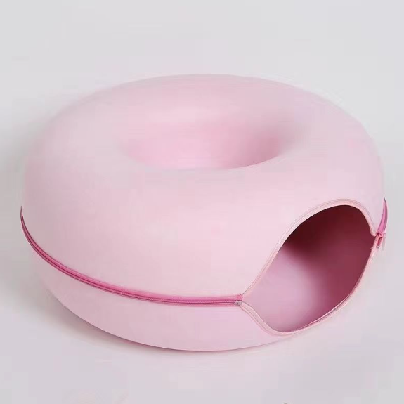 Felt cat cave nest with tunnel and climbing frame, photo 12 of 12