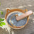 Woven rattan cat bed with cat ears and toy ball, view 29
