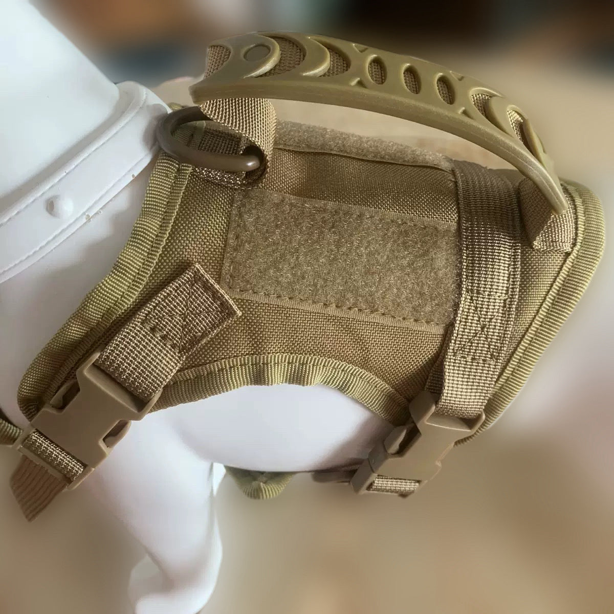 Tactical MOLLE cat harness vest in nylon, product image 7