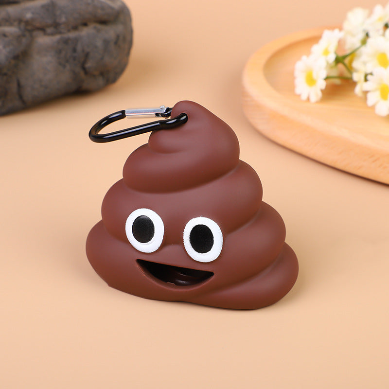 Dog Poop Bag Dispenser with Biodegradable Waste Bag Roll