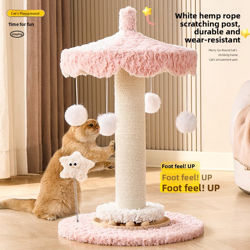 Carousel cat climbing frame with play levels for indoor cats, photo 2