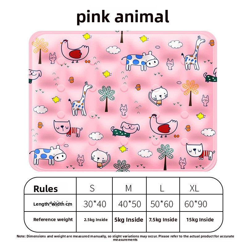 Gel cooling mat with fun print, detail photo 5