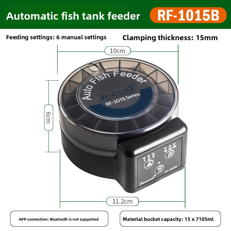 Automatic Fish Tank Feeder with RF Remote Control and Programmable Timer