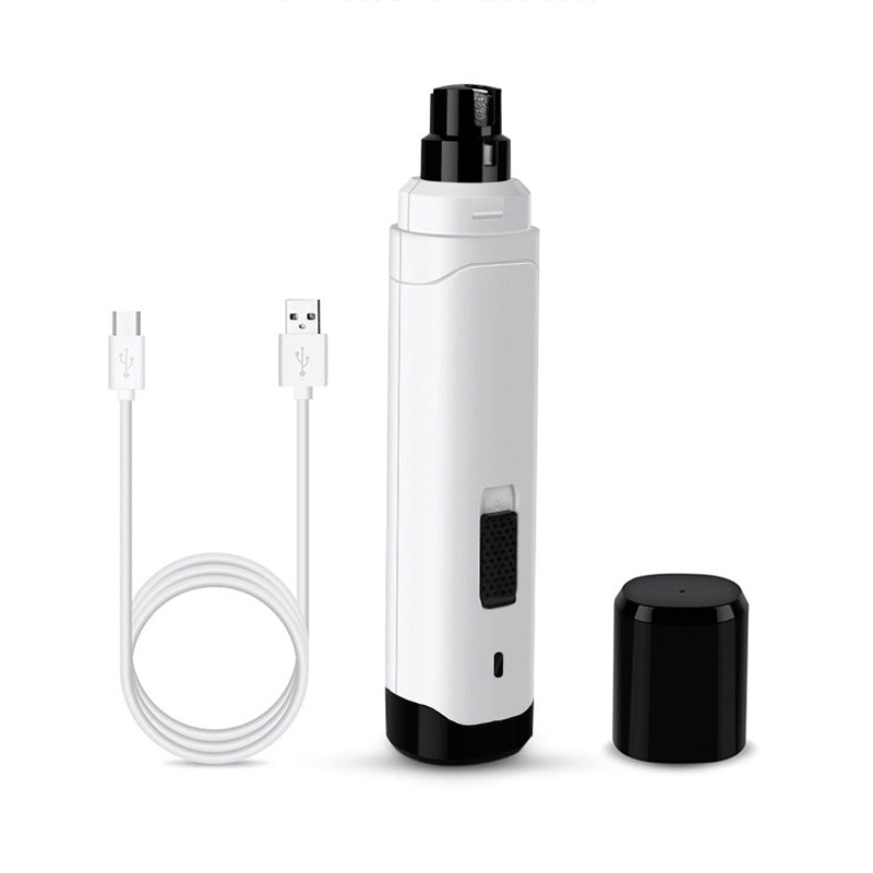 Two-Speed Electric Pet Nail Grinder, Lightweight ABS Body
