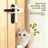 Door gap mesh screen with cat flap, detail photo 3