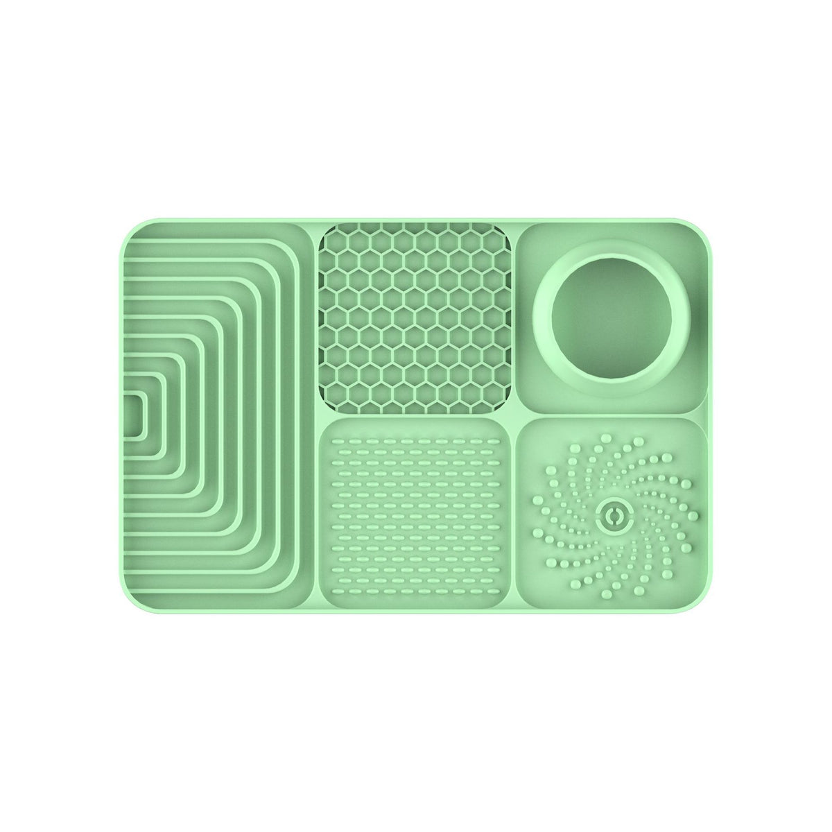 Silicone Pet Lick Mat Slow Feeder Tray with Suction Cup Non-Slip Base for Cats and Dogs