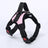 Breathable adjustable dog harness with reflective lead in Breathable Mesh Purple, close-up detail