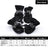 Non slip small dog shoes with soft sole in black, view 10