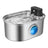 Automatic Sensor Pet Water Fountain with Stainless Steel Design and Type-C Charging