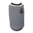 Warm knitted dog vest jumper with pull on design in Red, showing size and shape