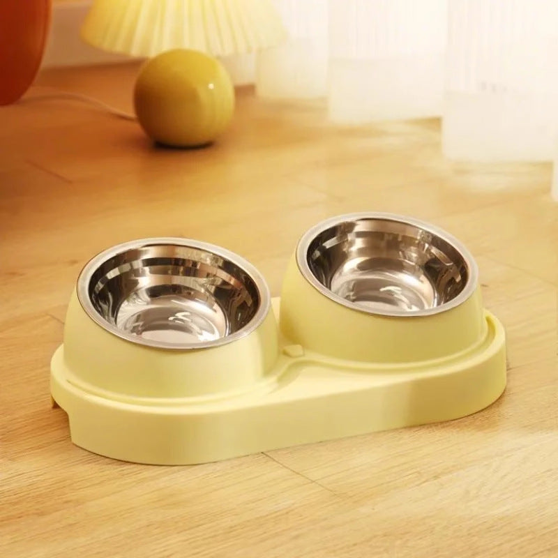Slant Mouth Anti-knock Water Bowl Cat Food Bowl Pet Supplies