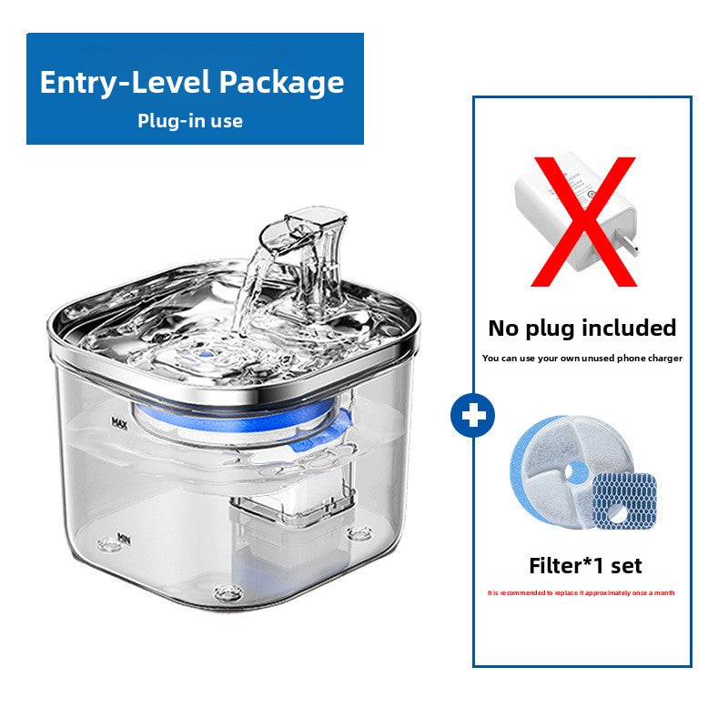 Automatic Pet Water Fountain with Filtration System