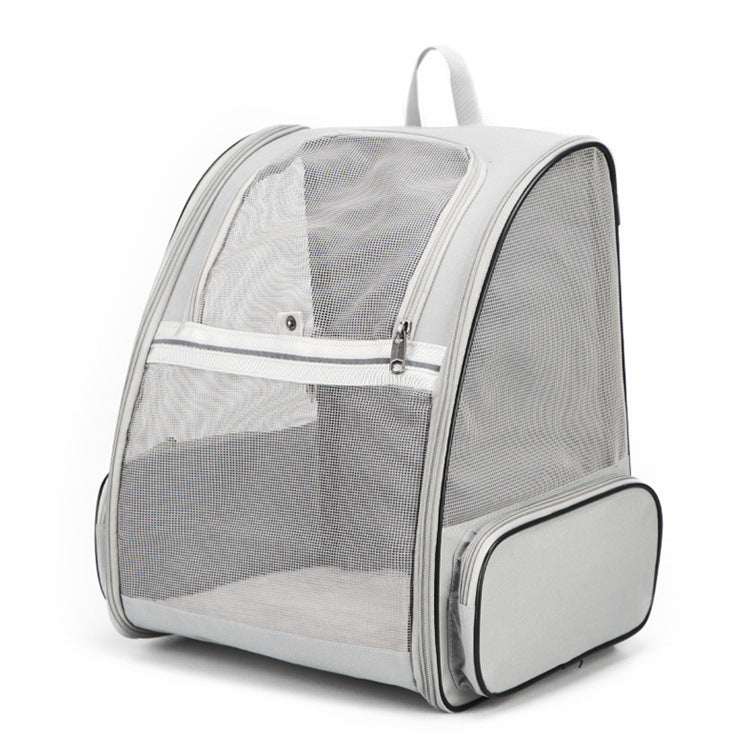 Bird travel backpack carrier with mesh windows for parrots, view 10