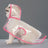 Clear dog rain poncho with coloured edging, available in 7 colours, image 26