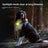 Triangle LED safety light for dog harness night walks