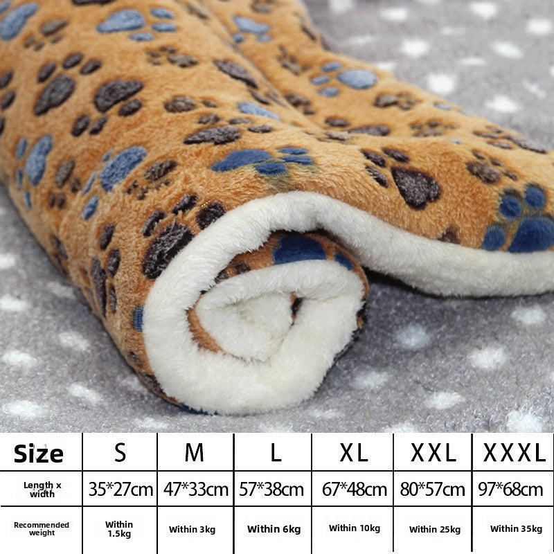 Thick soft pet blanket mat for dogs and cats, printed design, view 89 of 95