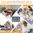 Food-Grade Silicone Pet Feeding Mat in Round or Square Shape with Non-Slip Waterproof Base