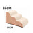 Pet ramp stairs with removable washable cover in Off-White 3 Step Standard, size Ramp Stairs