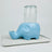 Ceramic Elephant Gravity Cat Drinking Fountain with Glass Bottle and Silicone Ring