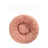 Non slip round long plush donut dog bed, view 40