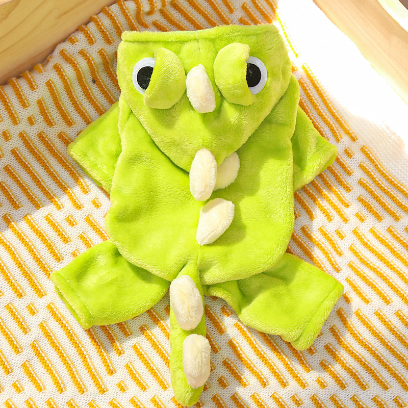 Four leg dinosaur jumpsuit for dogs and cats, available in 11 styles, image 3