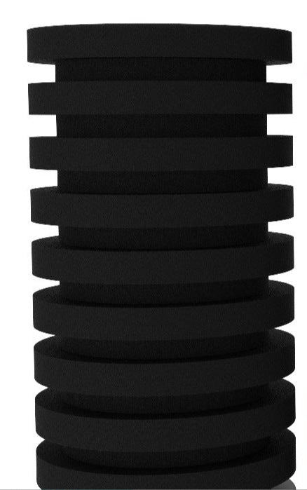 Double sponge air driven aquarium filter for small tanks, view 15