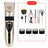 Cordless Dog Hair Clippers with Guide Combs, Low Noise Trimmer Kit