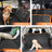 Waterproof dog car back seat cover with pockets, detail photo 4