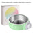 Hanging cage pet bowl with stainless steel insert
