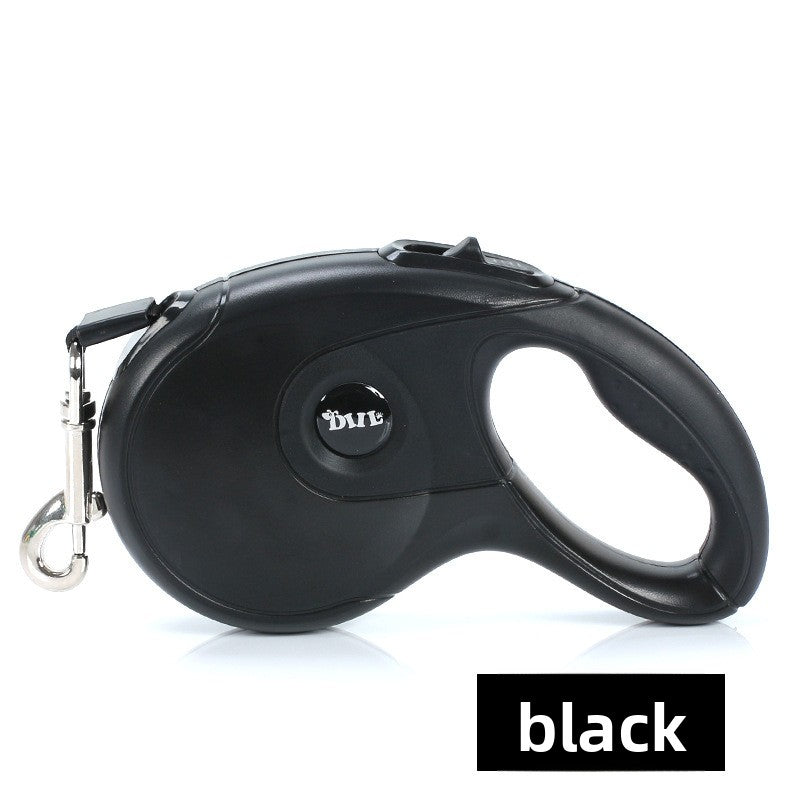 Retractable dog lead with anti-slip grip in 7 colour options