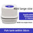 Magnetic aquarium glass cleaner with algae scraper for fish tanks, view 6
