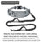 Hands-free reflective dog lead with waist bag, product photo