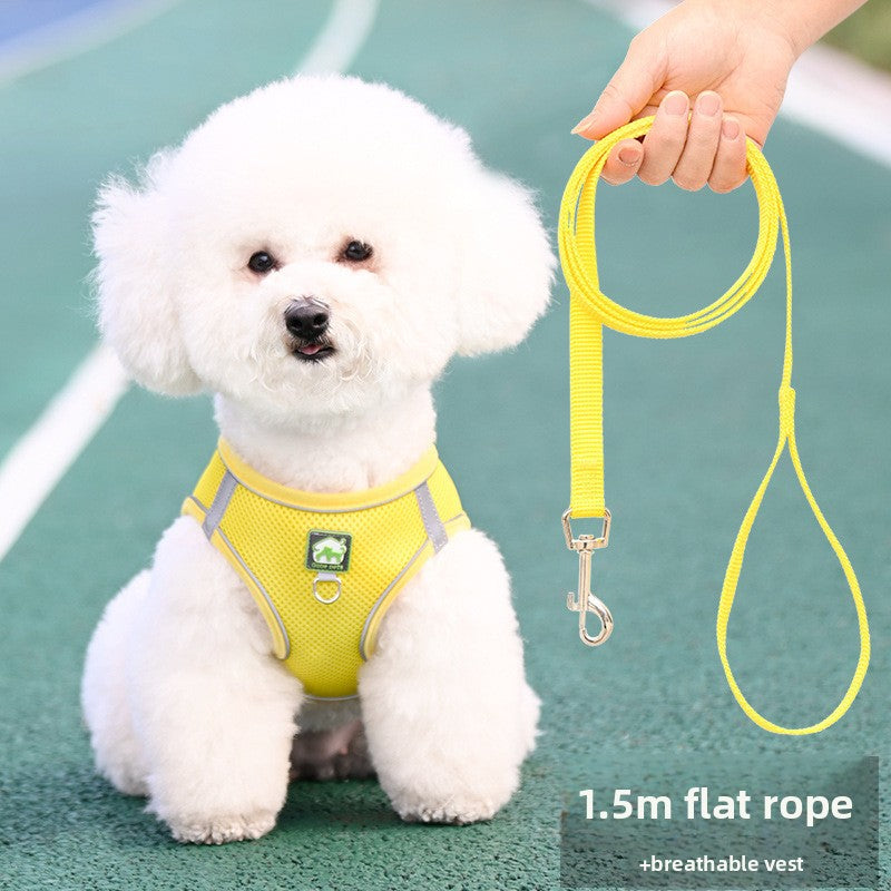 Breathable vest harness for small dogs and cats, main product photo