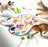 Interactive cat play cover with sound in sky blue, photo 22