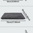 Non-slip self-warming mat in large 115 by 75cm size