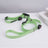 USB rechargeable LED dog collar in PVC, close-up detail